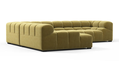 Tufty - Olive Gold Velvet - Image 2