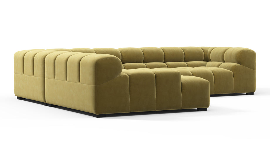 TuftyOlive Gold Velvet