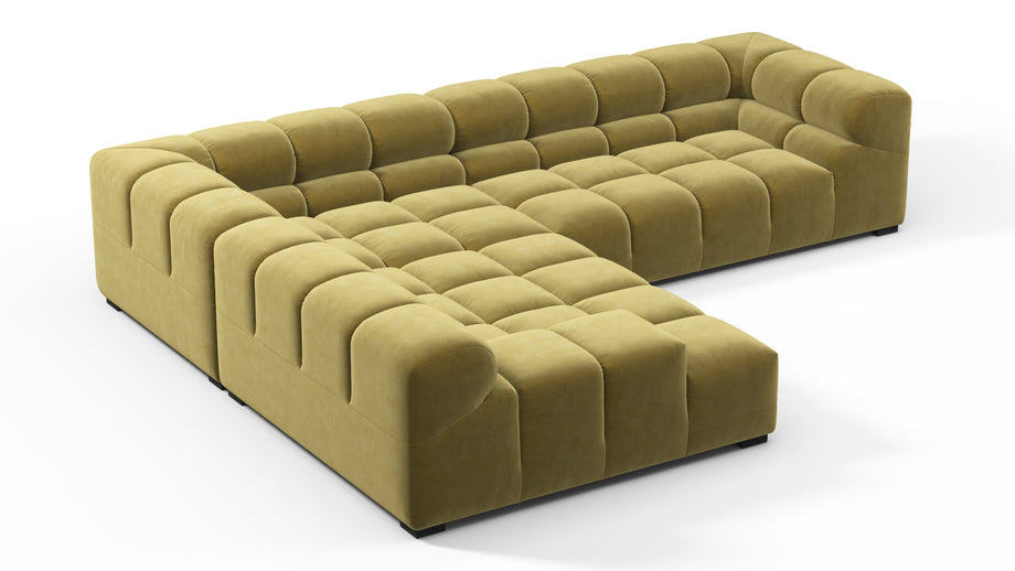 TuftyOlive Gold Velvet