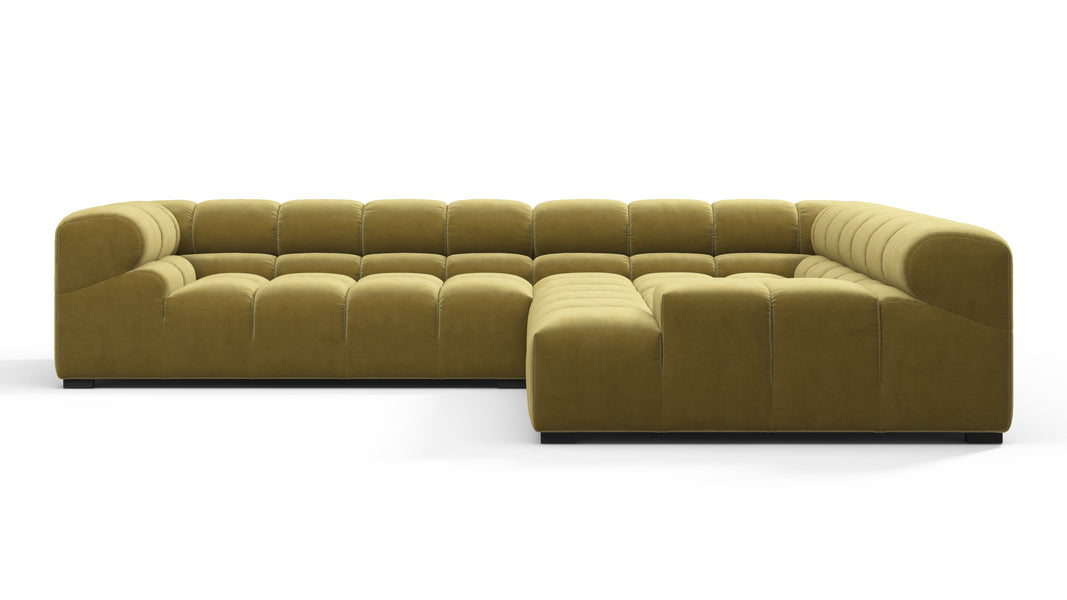 TuftyOlive Gold Velvet