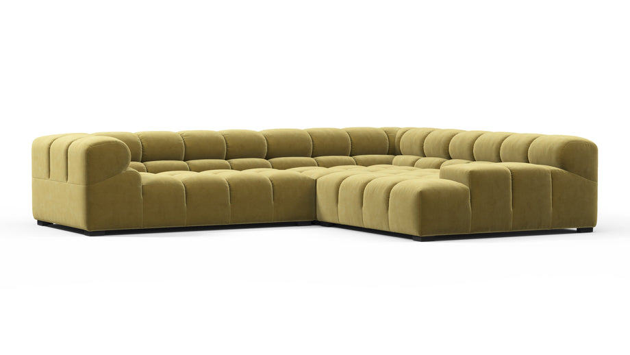 TuftyOlive Gold Velvet