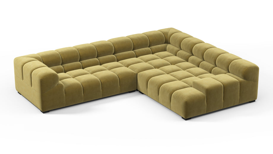 TuftyOlive Gold Velvet