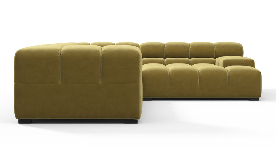 TuftyOlive Gold Velvet