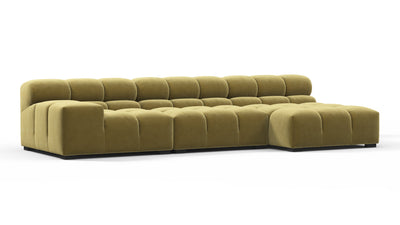 Tufty - Olive Gold Velvet - Image 2