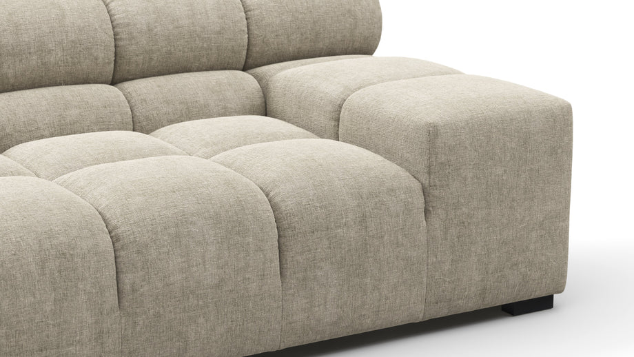 TuftyBeige Gray Chenille
