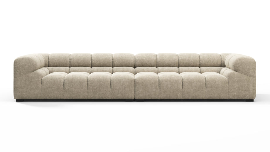 TuftyBeige Gray Chenille