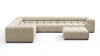 Tufty - Beige Gray Chenille - Image 1