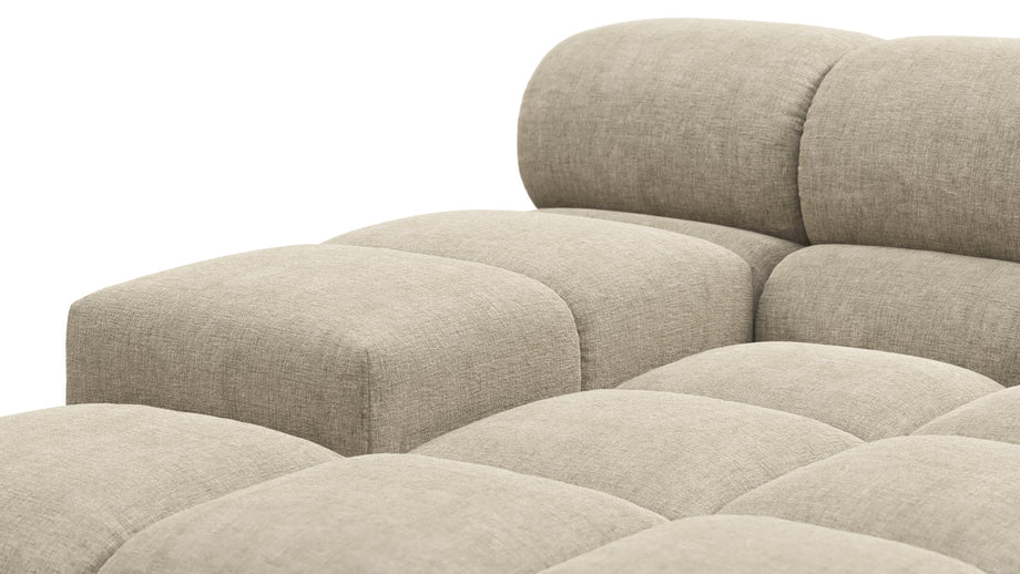 TuftyBeige Gray Chenille
