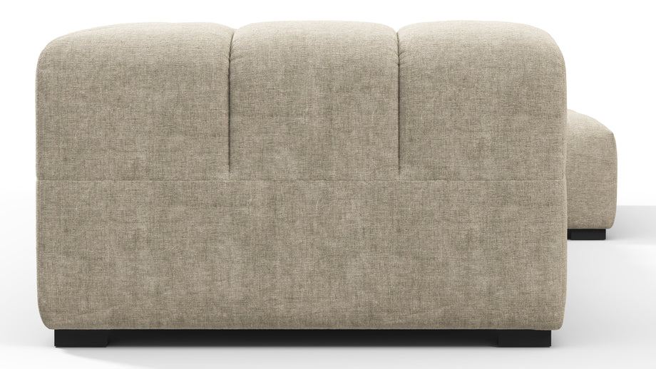 TuftyBeige Gray Chenille