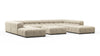 Tufty - Beige Gray Chenille - Image 2