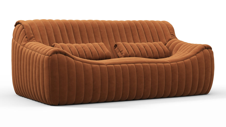 SandraBurnt Orange Vegan Suede