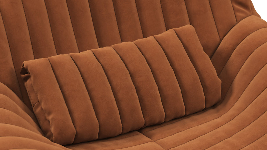 SandraBurnt Orange Vegan Suede