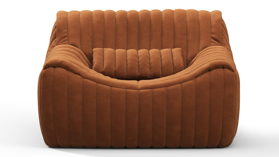 SandraBurnt Orange Vegan Suede