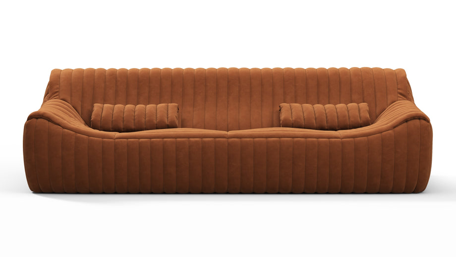 SandraBurnt Orange Vegan Suede