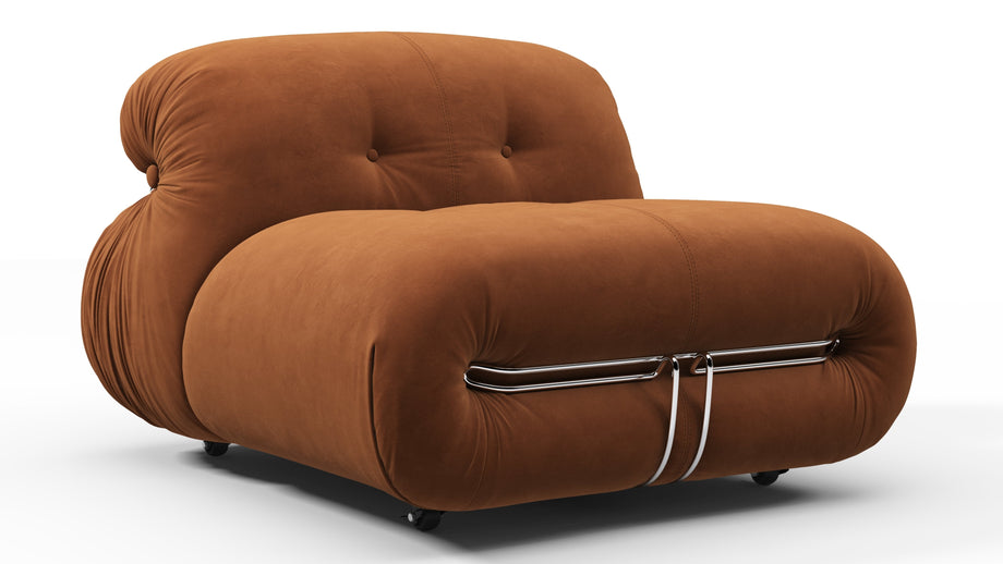 SorianaBurnt Orange Vegan Suede
