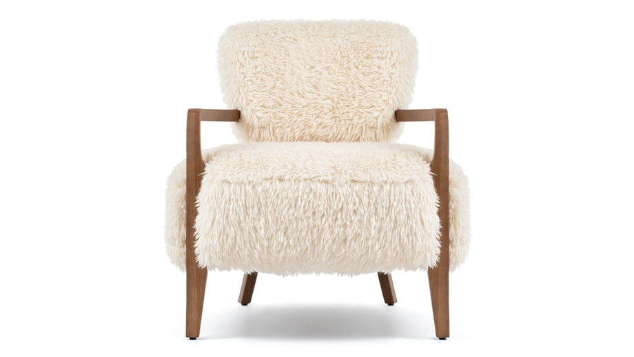 CabanaWhite Long Hair Sherpa