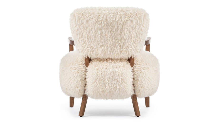 CabanaWhite Long Hair Sherpa