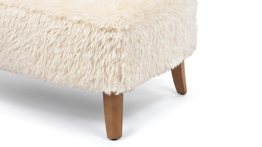 CabanaWhite Long Hair Sherpa