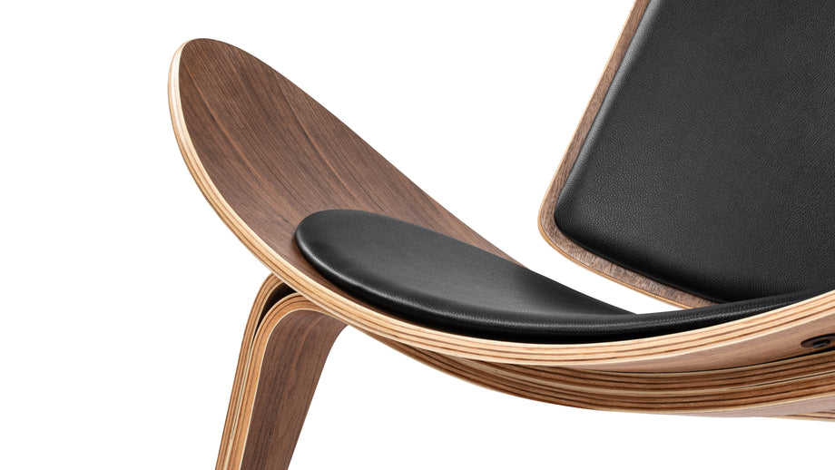 SkalWalnut and Black Vegan Leather