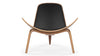 Shell - Walnut and Black Vegan Leather - Image 1