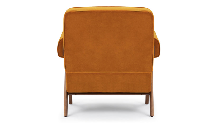 Sillón JeanneretOrange Luxe Velvet