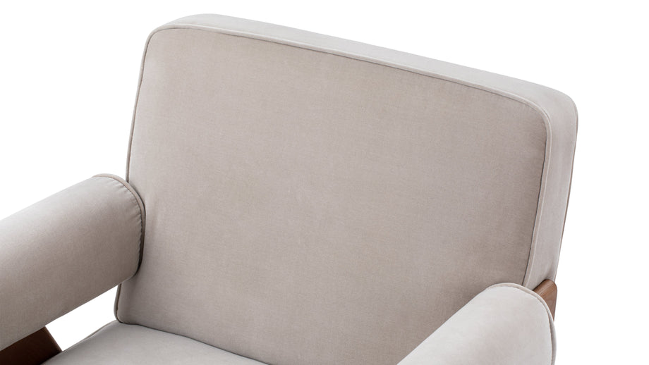 Sillón JeanneretOyster Luxe velvet