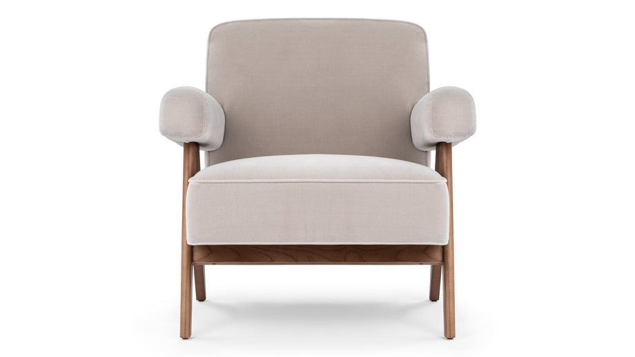 Sillón JeanneretOyster Luxe velvet