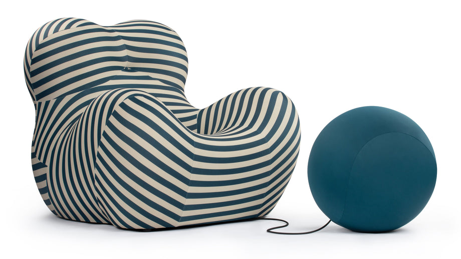 MammaTeal Stripe with Teal Ball