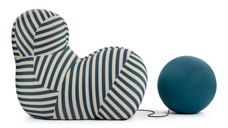 MammaTeal Stripe with Teal Ball