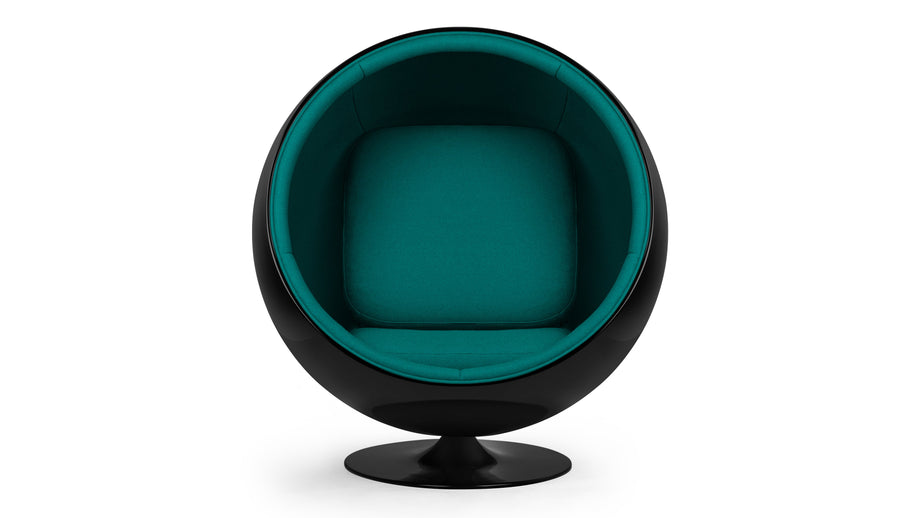 BolaDeep Sea Green Wool and Black