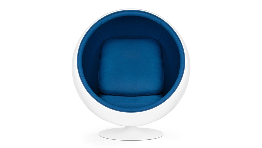 BolaIndigo Blue Wool and White