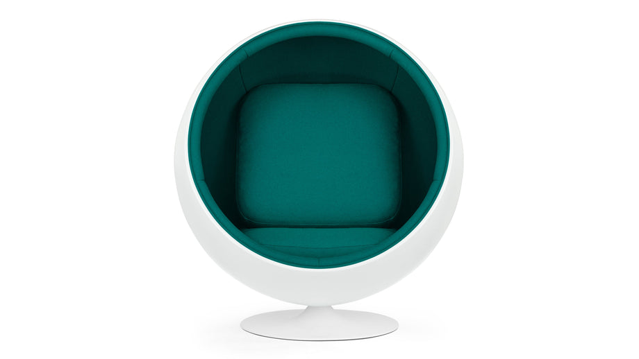 BolaDeep Sea Green Wool and White