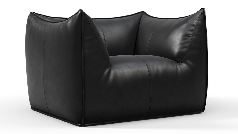 BamboleMidnight Black Premium Leather