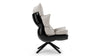Husk - Husk - Husk High Back Lounge Chair, Wheat Gray Cashmere Wool - Image 3