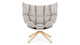 Husk - Husk - Husk Lounge Chair, Wheat Gray Cashmere Wool - Image 1