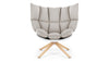 Husk - Husk - Husk Lounge Chair, Wheat Gray Cashmere Wool - Image 1