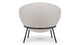Delphi - Delphi - Delphi Bowl Chair, Wheat Gray Cashmere Wool - Image 4