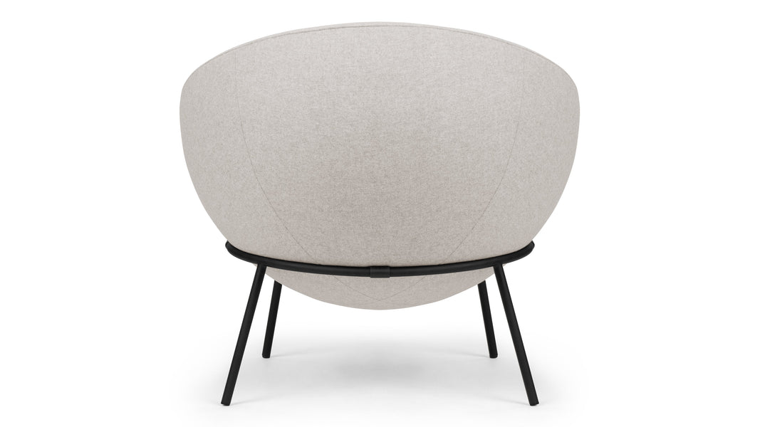 DelphiDelphi - Delphi Bowl Chair, Wheat Gray Cashmere Wool