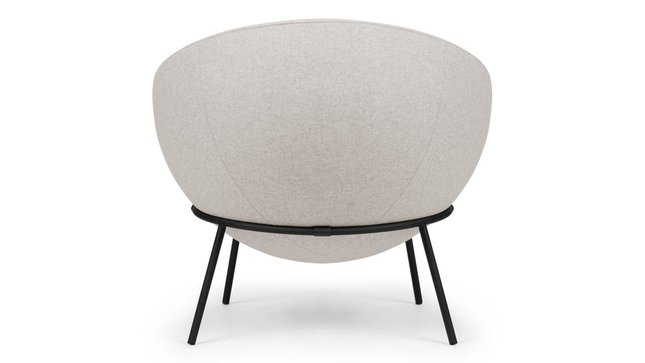 DelphiDelphi - Delphi Bowl Chair, Wheat Gray Cashmere Wool
