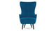 Islay - Islay - Islay Wingback Chair, Indigo Blue Wool - Image 1