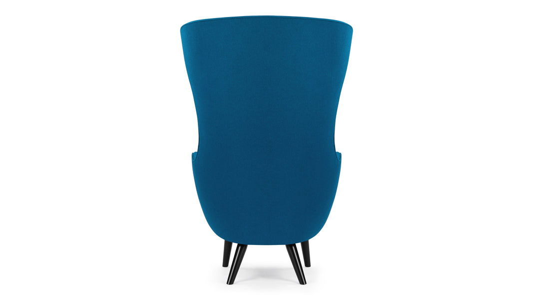 IslayIslay - Islay Wingback Chair, Indigo Blue Wool