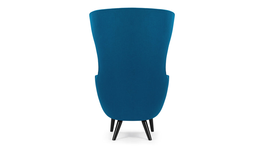 IslayIslay - Islay Wingback Chair, Indigo Blue Wool