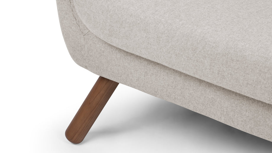 PoetPoet - Poet Sofa, Wheat Gray Cashmere Wool