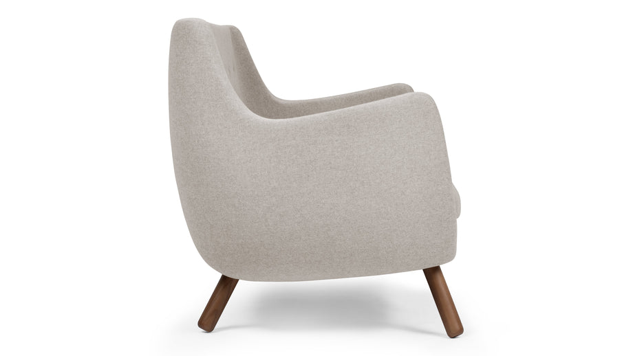 PoetPoet - Poet Sofa, Wheat Gray Cashmere Wool