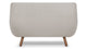 Poet - Poet - Poet Sofa, Wheat Gray Cashmere Wool - Image 4
