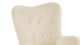 Silhouette - Silhouette - Silhouette Armchair, White Long Hair Sherpa - Image 5