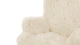 Silhouette - Silhouette - Silhouette Armchair, White Long Hair Sherpa - Image 6