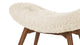 Silhouette - Silhouette - Silhouette Ottoman, White Long Hair Sherpa - Image 5