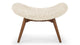 Silhouette - Silhouette - Silhouette Ottoman, White Long Hair Sherpa - Image 1