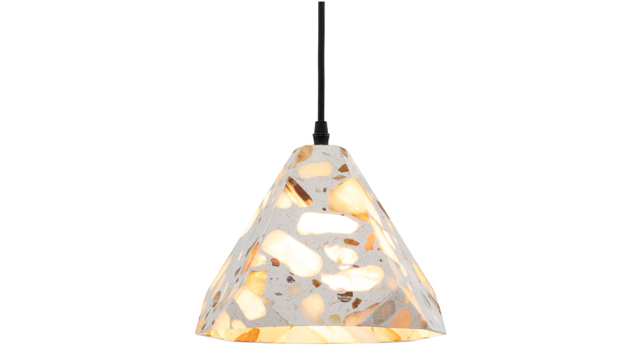 JunoJuno - Juno Cone Ceiling Light, Terrazzo